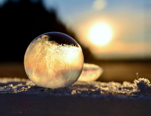 Frozen in a Bubble: Photographs of Soap Bubbles Freezing at -9 °C by ...