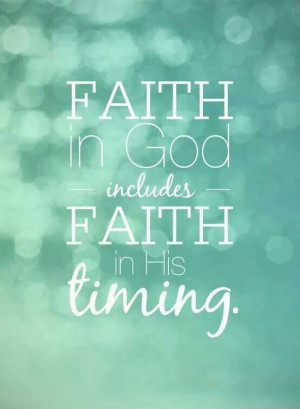 Faith in God †