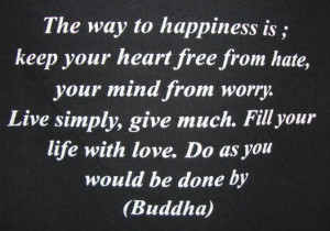 Buddha happiness