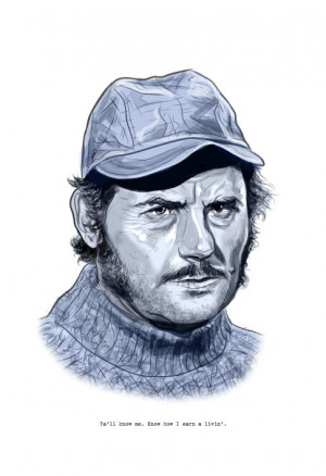 Quint from JAWS gilcée print