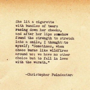 Christopher Poindexter New series, my loves. ”Crumble life: I will ...