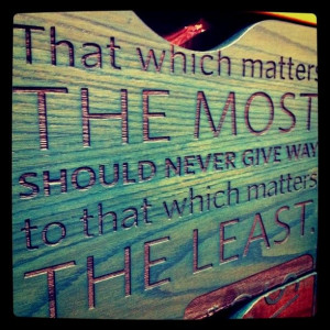 lululemon manifesto. that which matters the most should never give way ...