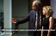 Lucy (2014) Morgan Freeman as Professor Norman https://www.facebook ...