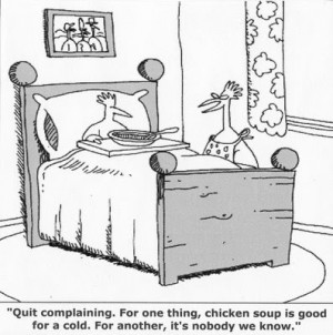 Chicken Soup For The Soul Funny Joke Cartoon Picture Image