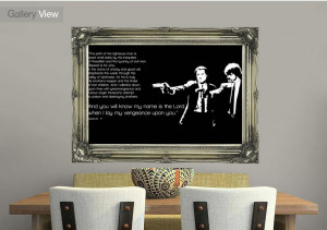 Quotes Pulp Fiction The Path Of The Righteous Man Wall Murals