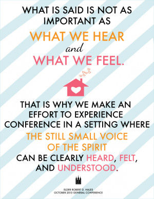 great printables from the Red Headed Hostess about General Conference ...