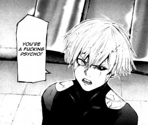 tokyo ghoul kaneki ken oh shut up kaneki xd you re one to talk ken ya ...