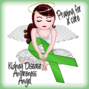 Kidney Disease Awareness Angel - Mom and dates instead of the above ...
