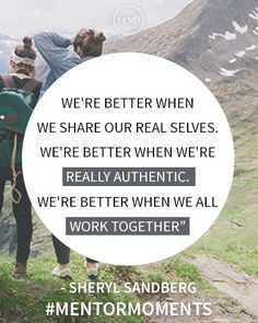 Inspiration | #MentorMoments from #LevoLeague: Sheryl Sandberg, COO ...