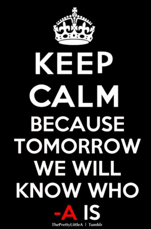 keep calm..