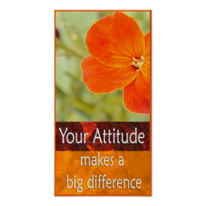 Positive Attitude Motivational Poster by semas87