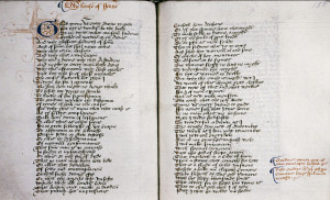 Opening of The House of Fame from Bodleian MS. Fairfax 16