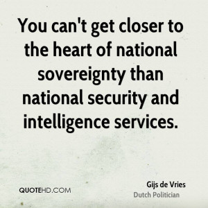 Gijs de Vries Intelligence Quotes