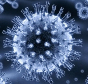 Complex Virus Microscope Of herpes simplex virus: