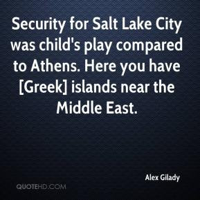 Security for Salt Lake City was child's play compared to Athens. Here ...