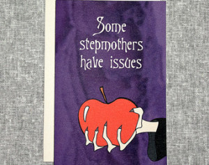 Stepmother Card Funny Wicked Fairyt ale Apple Snow White ...