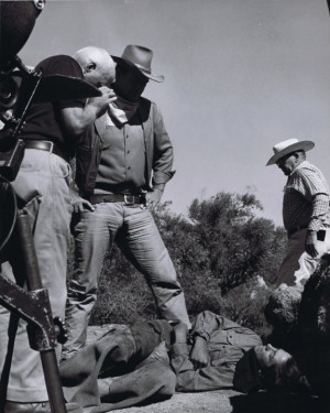 El Dorado (1966), Howard Hawks, John Wayne and Johnny Crawford