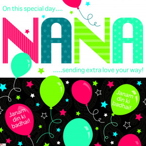 Nana Birthday Card
