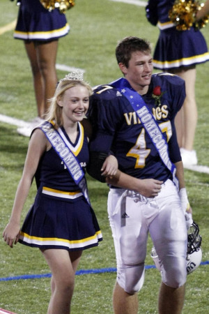 These photos are from last year. You can see Fanning as homecoming ...