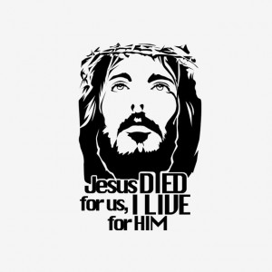 jesus died for us tshirt jesus died for us i lived for him categories ...