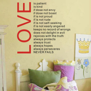 Quotes About Love Fine Quality Vinyl Black Wall Sticker Love Quotes ...