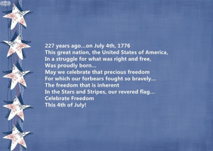 Meaningful USA Independence Day Poems For Children