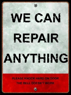 . . . ha! Auto Repair, Dust Jackets, Red Boxes, Funny Signs, Repair ...