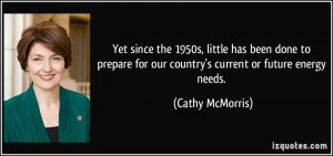 Yet since the 1950s, little has been done to prepare for our country's ...