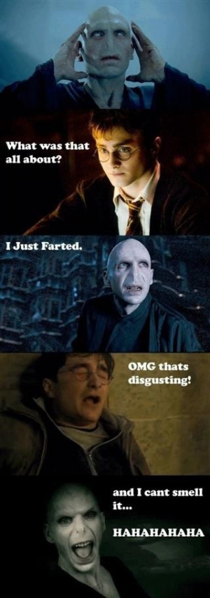 Harry potter: let it rip Voldemort.