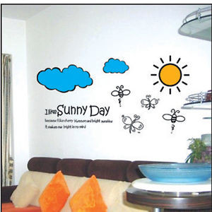 Details about Sunny day..:Quotes & sayings Decorative wall art words ...