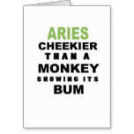Funny Aries Birthday Card