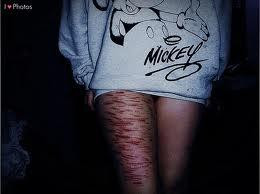 Hush Little Blade, Now's Not The Time, To Cut Me Up So I Can Hide ...