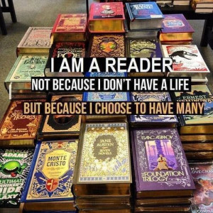 am a reader!