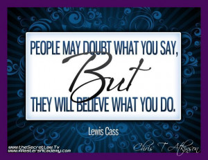 What You Do Lewis Cass Inspirational Picture Quotes Facebook Cover ...
