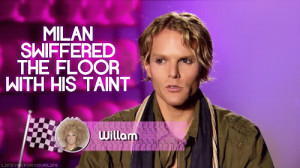 literally just saved 30+ Willam GIFS to my computer……..