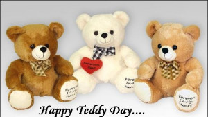 10 February 2015 happy Teddy Bear Day Quotes SMS Wallpapers