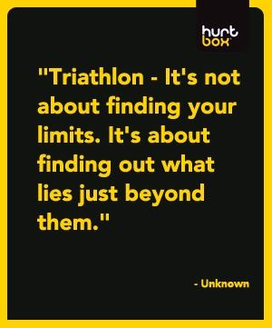 Triathlon motivate. Push your limits