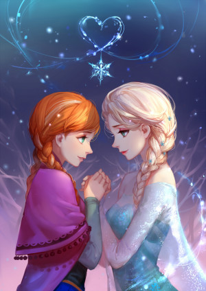 Frozen Anna and Elsa