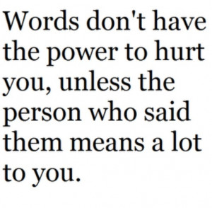 How Words Can Hurt