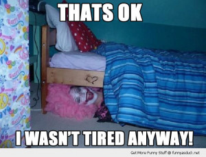 funny-scary-woman-dressed-evil-clown-under-bed-thats-ok-wasnt-tired ...