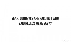 things aren't always easy.