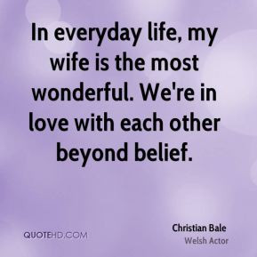 Everyday Life Wife The Most