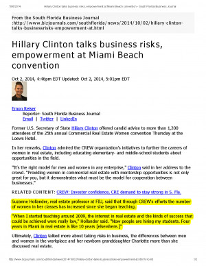 The South Florida Business Journal quotes Suzanne Hollander on ...