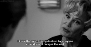 american horror story quote depression black and white gif