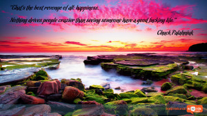 Inspirational Wallpaper Quote by Chuck Palahniuk