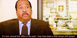 the office #stanley hudson #leslie david baker #my gifs