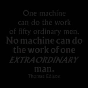 One Extraordinary Man Wall Quotes™ Decal