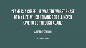 quote Sinead OConnor fame is a curse it was the 135660 1 png
