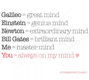 You are always on my mind