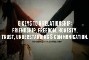 Necessities for a healthy relationship!